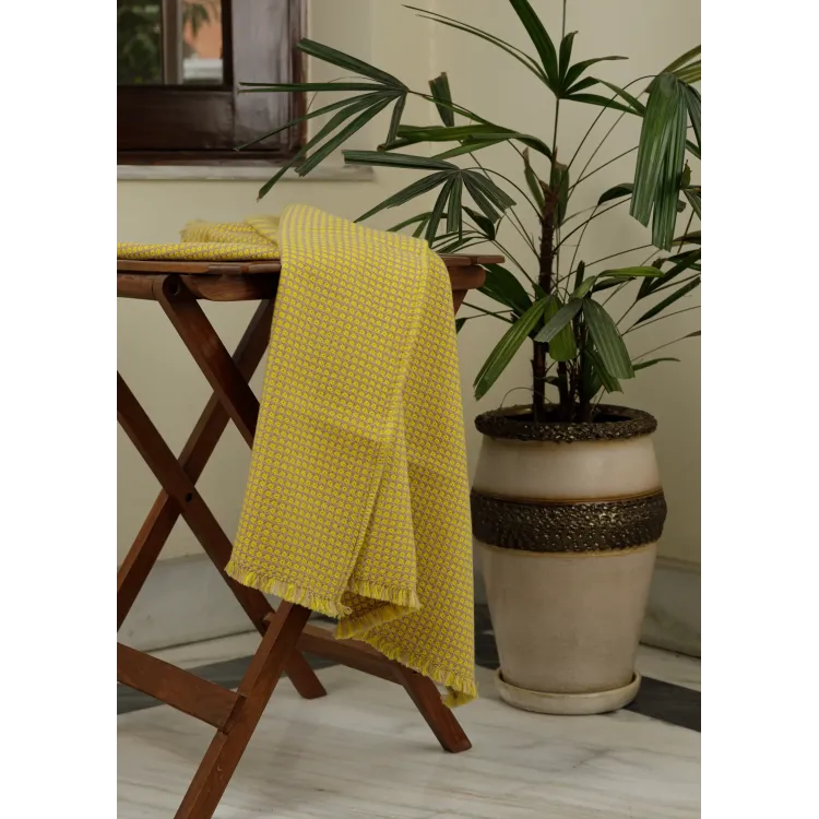 BABY BLANKET LEHAR A 6 PLY, CASHMERE- BOUND