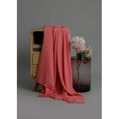 THROW GAUZE 2 PLY, HAND TWISTED FRINGE