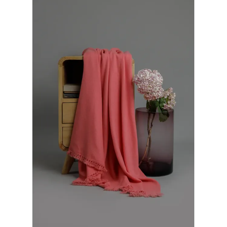 THROW GAUZE 2 PLY, HAND TWISTED FRINGE